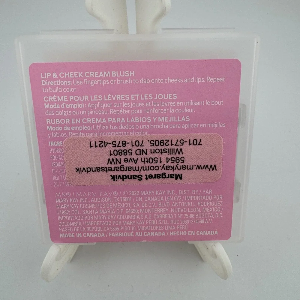 Mary Kay Lip & Cheek Cream Blush 0.11oz 